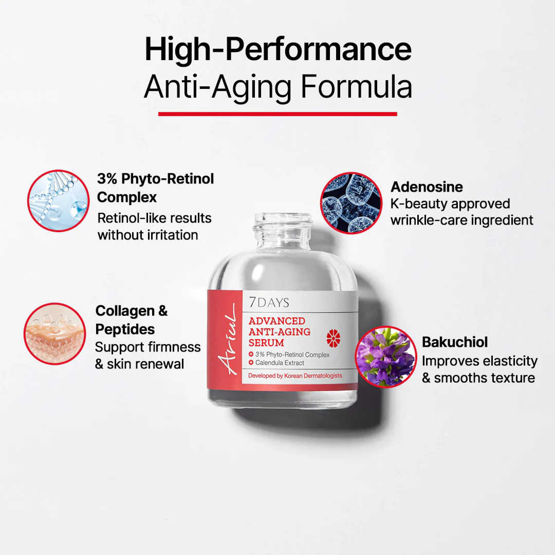 Ariul 7days Advanced Anti-Aging Serum - 20ml - Image 3