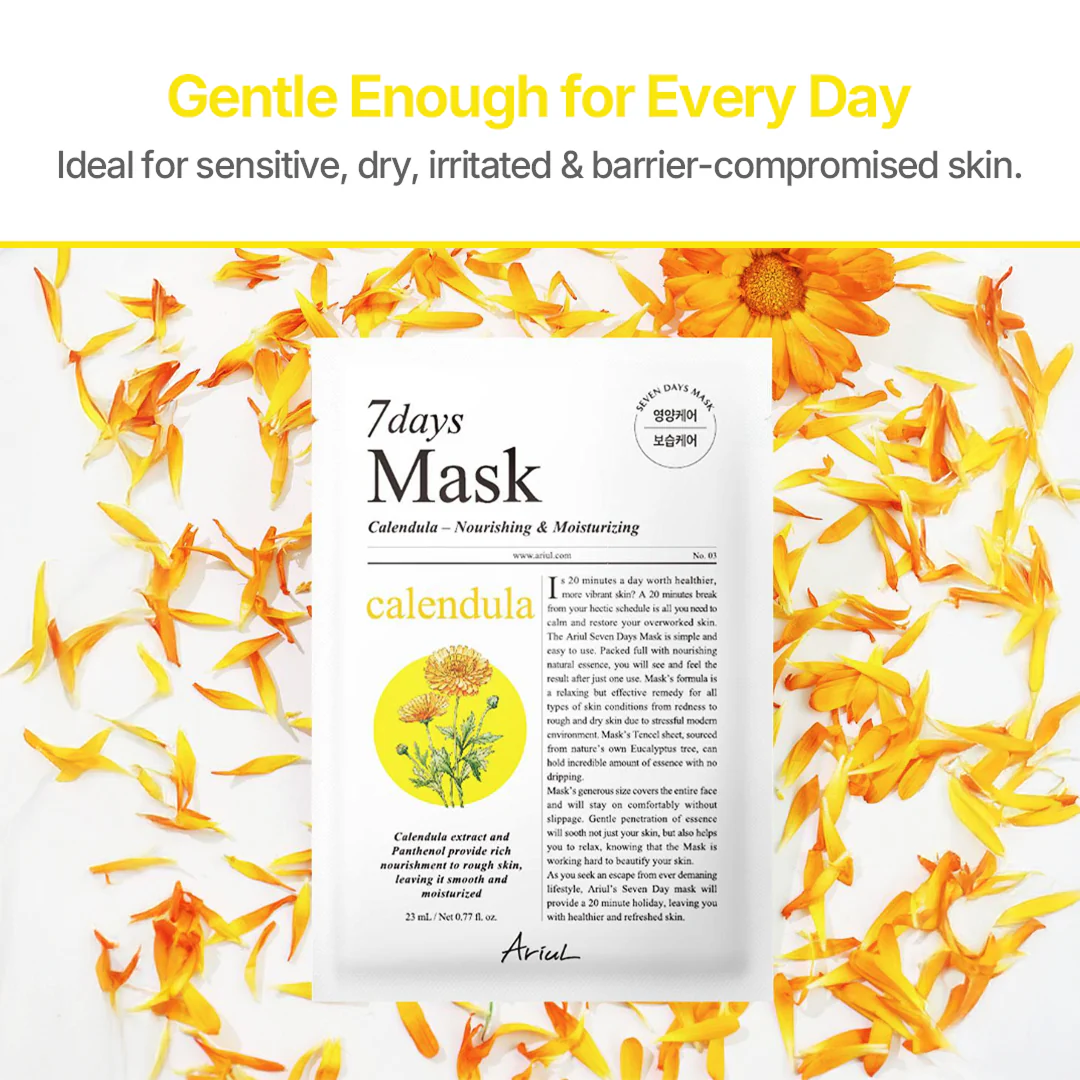Ariul 7days Mask Calendula P - 23ml - Image 7