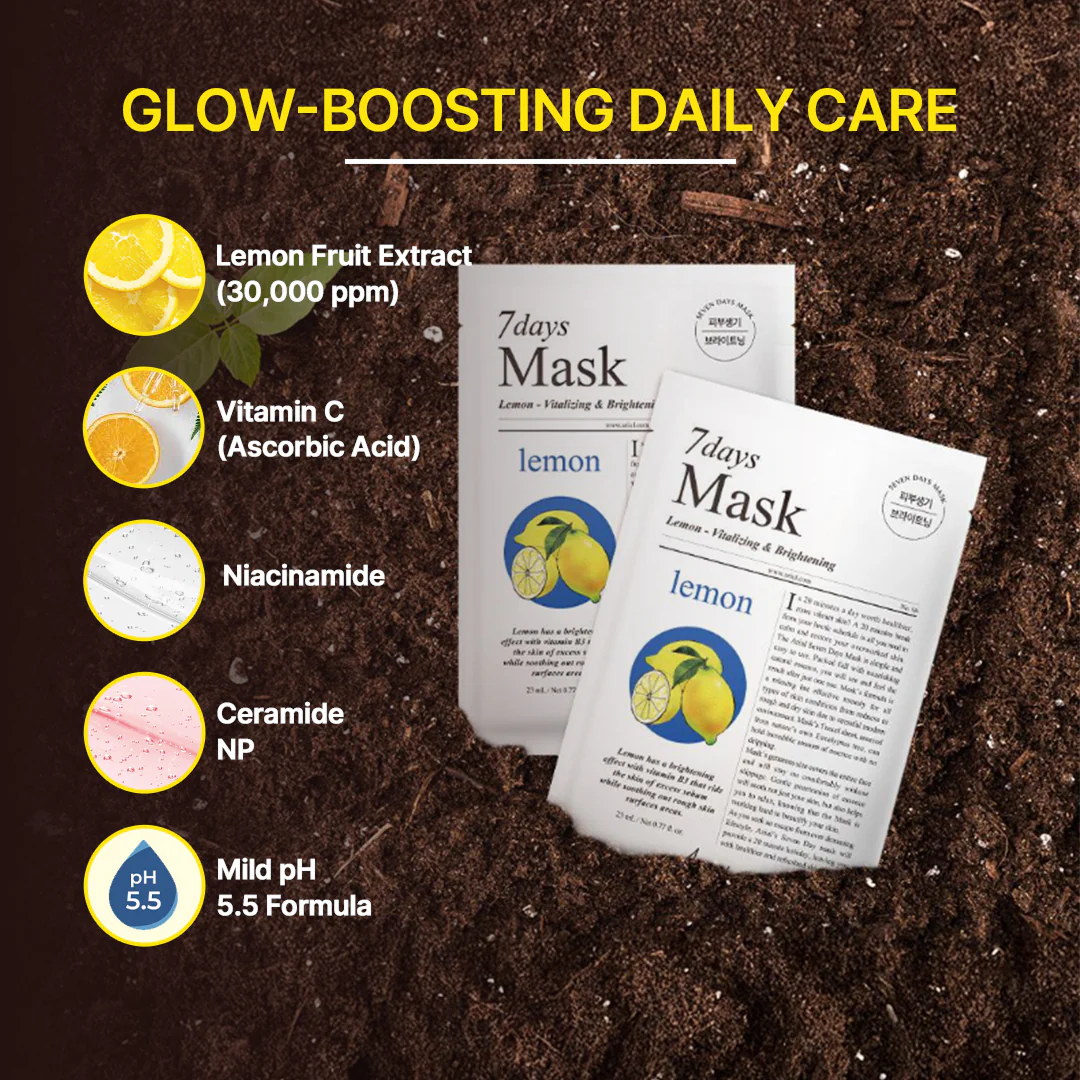 Ariul 7days Mask Lemon C - 23ml - Image 3