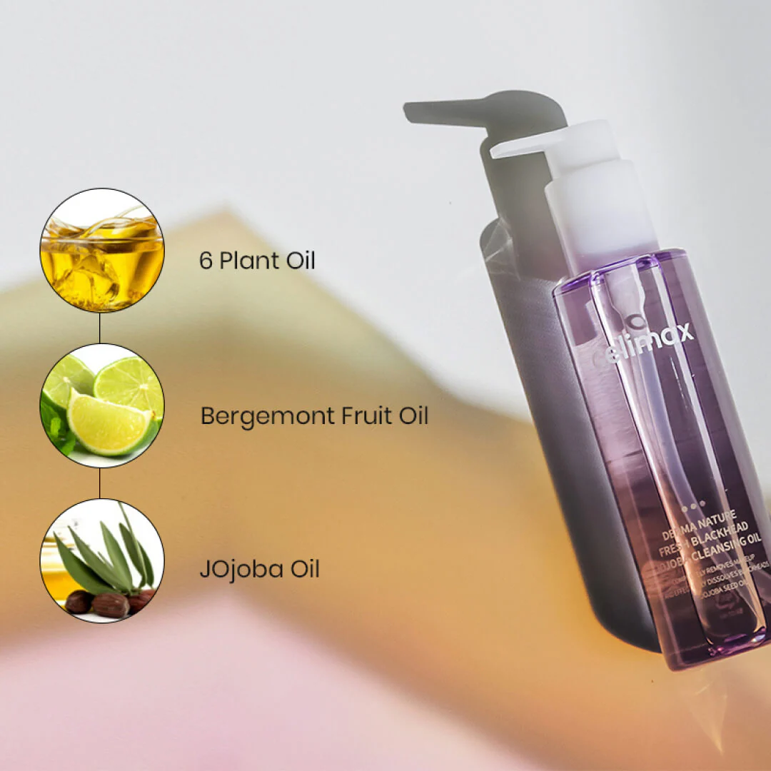 Celimax Derma Nature Fresh Blackhead Jojoba Cleansing Oil - 150ml - Image 3