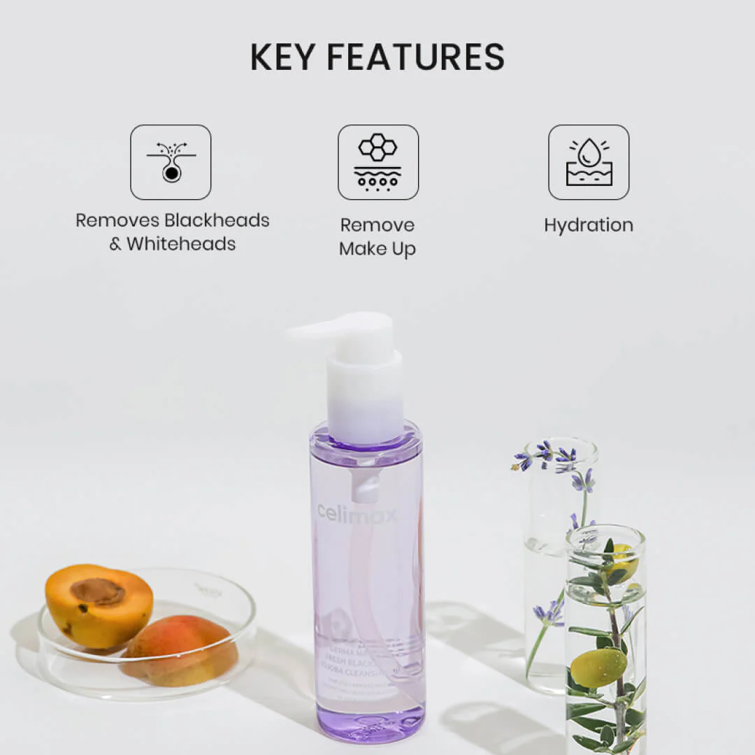 Celimax Derma Nature Fresh Blackhead Jojoba Cleansing Oil - 150ml - Image 4