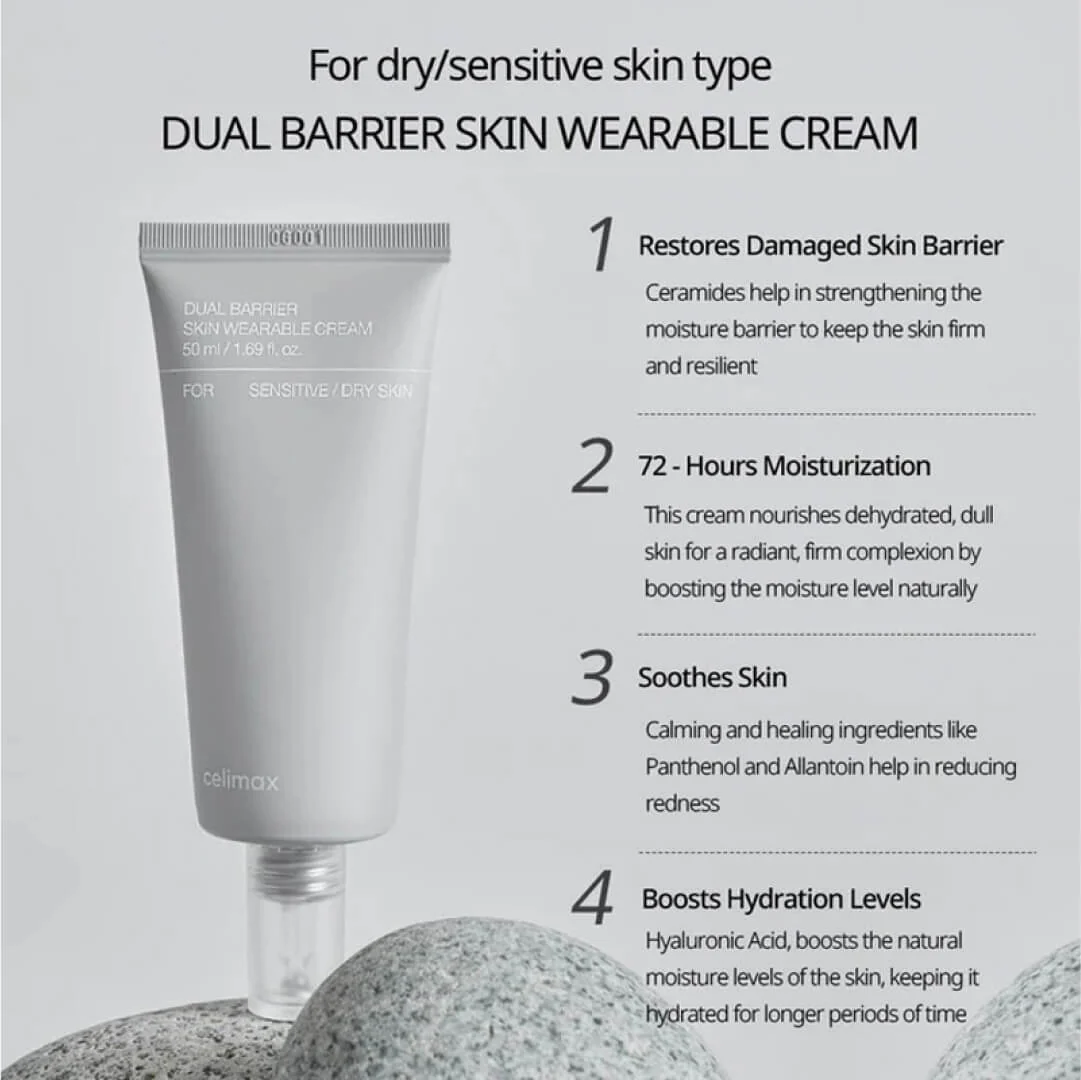 Celimax Dual Barrier Skin Wearable Cream - 50ml - Image 5