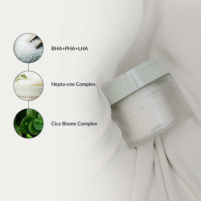 Celimax Ji Woo Gae Cica Bha Blemish Toner Pad - 60pads - Image 4