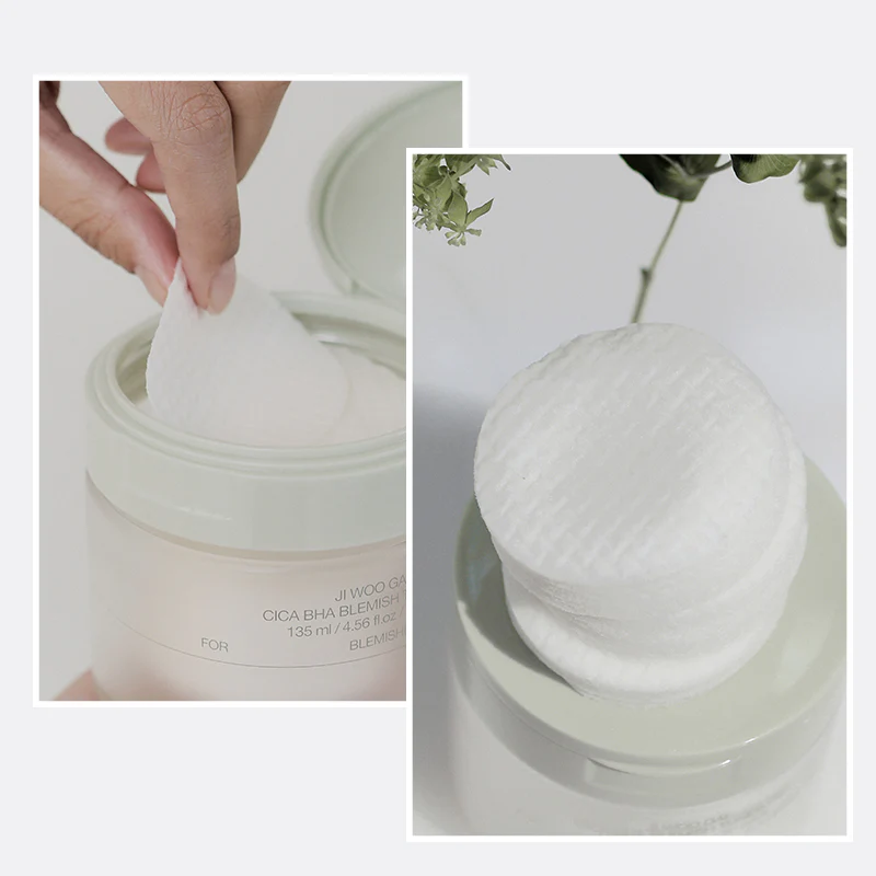 Celimax Ji Woo Gae Cica Bha Blemish Toner Pad - 60pads - Image 7