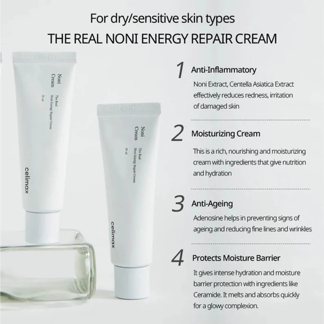 Celimax The Real Noni Energy Repair Cream - 50ml - Image 5