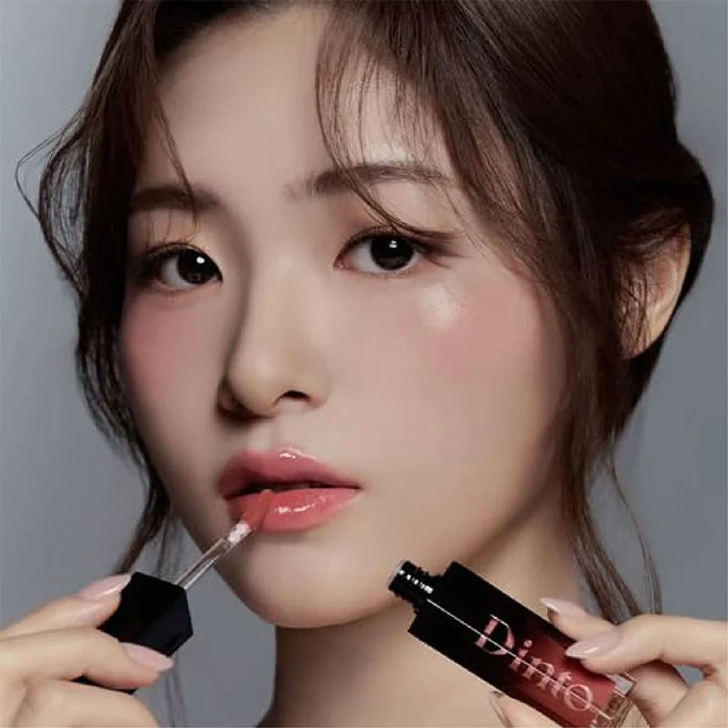 Dinto Pearl-Kissed Plumping Lip Glacé 129 Smee 4ml - Image 8