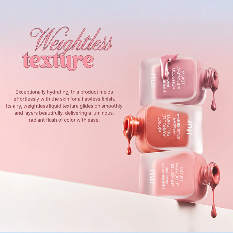 House of Hur Moist Ampoule Blusher 03 Rose Brown 10ml, 20ml - Image 6