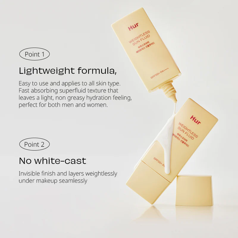 House of Hur Weightless Sun Fluid SPF50 + PA++++ - 50ml - Image 3