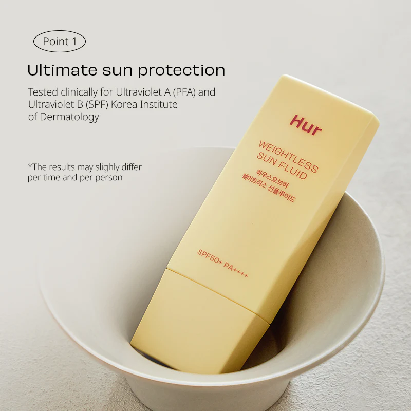 House of Hur Weightless Sun Fluid SPF50 + PA++++ - 50ml - Image 4