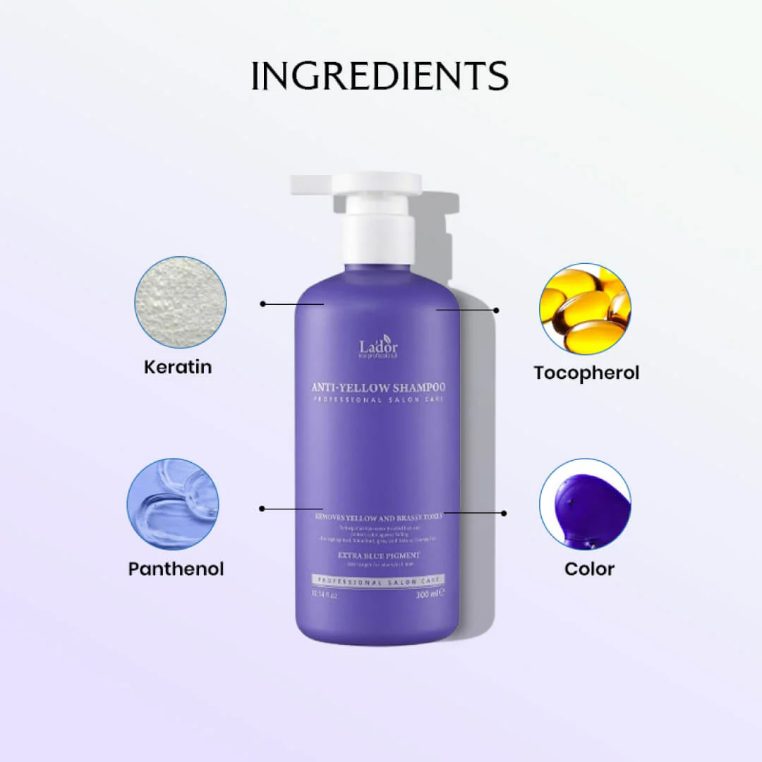 Lador Anti-Yellow Shampoo - 300ml - Image 4