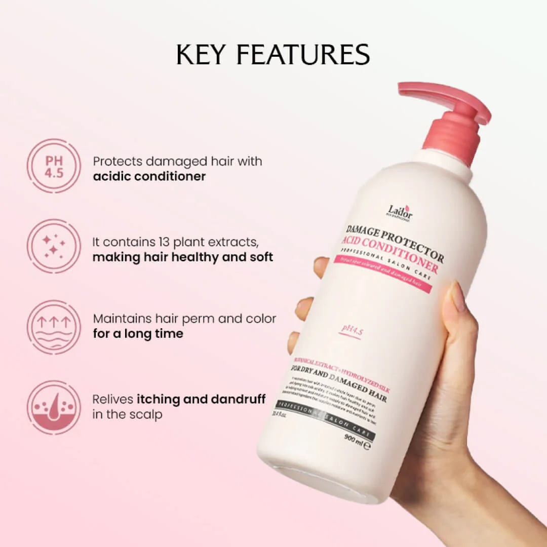Lador Damage Protector Acid Conditioner - 900ml - Image 3