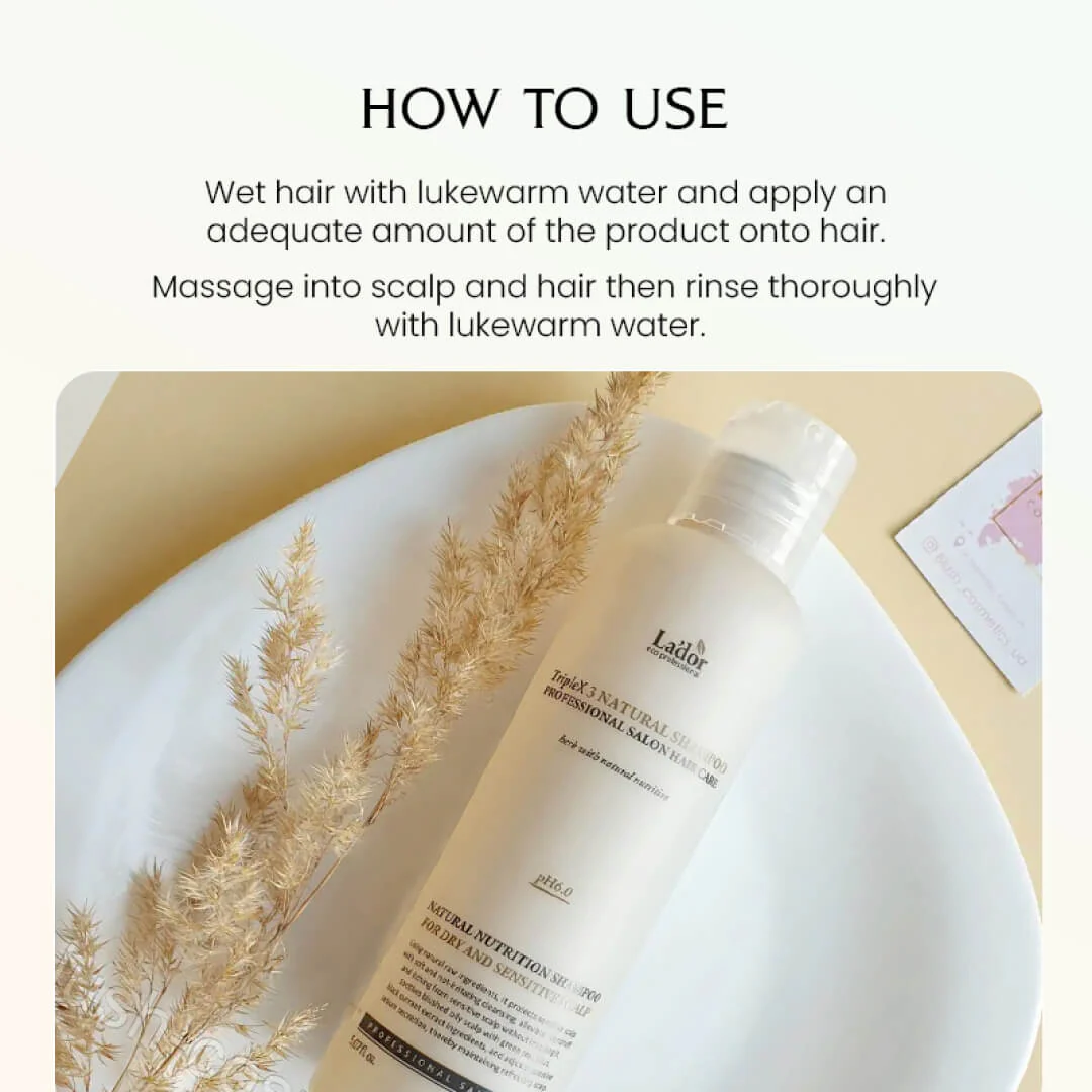 Lador TripleX 3 Natural Shampoo - 150ml - Image 6