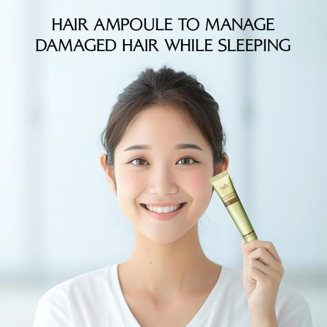 Lador Snail Sleeping Hair Ampoule (Leave-in treatment) - Pack Options: 1 or 5 - Image 3