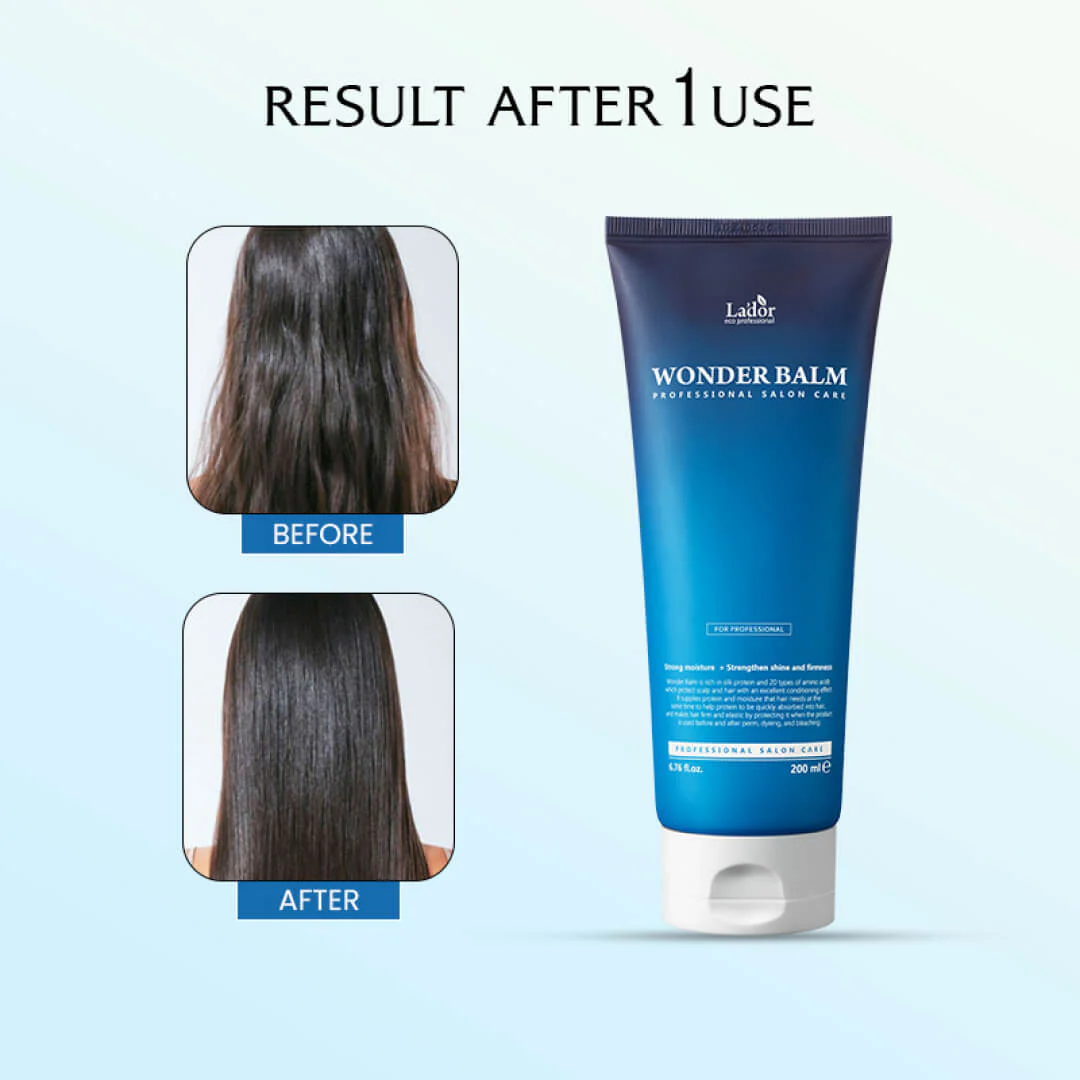 Lador Wonder Balm (50 Seconds Moisture + Protein Clinic Treatment) - 200ml - Image 4