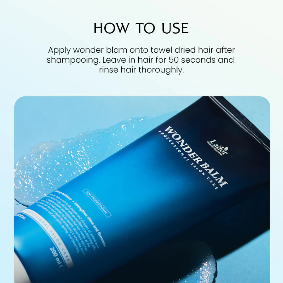 Lador Wonder Balm (50 Seconds Moisture + Protein Clinic Treatment) - 200ml - Image 6