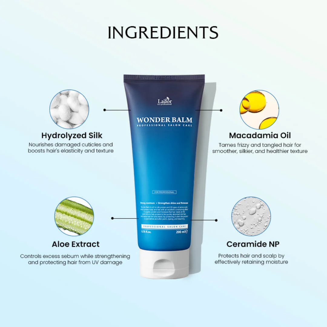 Lador Wonder Balm (50 Seconds Moisture + Protein Clinic Treatment) - 200ml - Image 7
