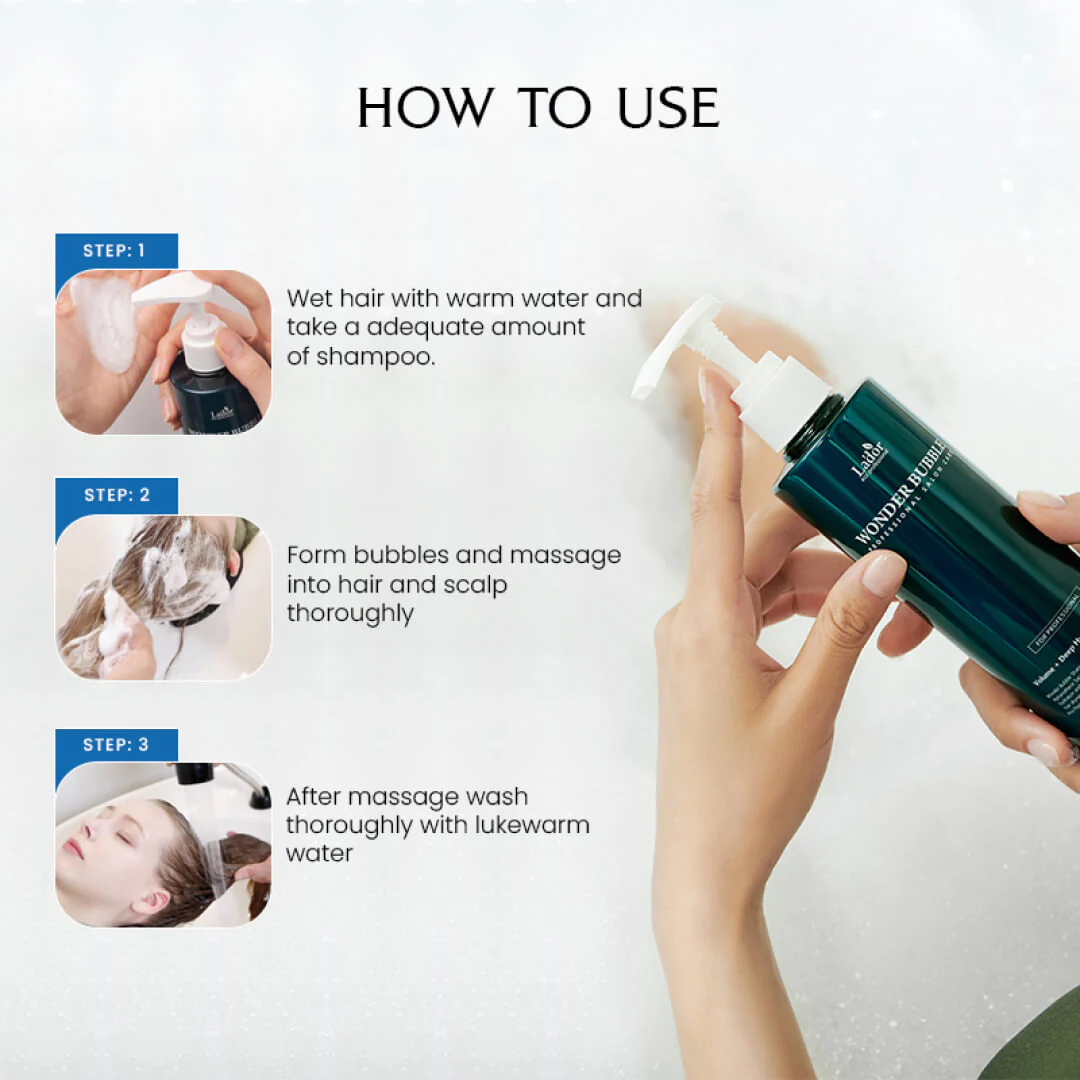 Lador Wonder Bubble Shampoo - 250ml - Image 7