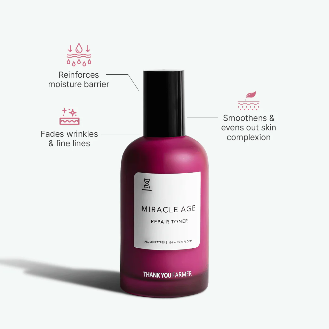 Thank You Farmer Miracle Age Repair Toner - 150ml - Image 3