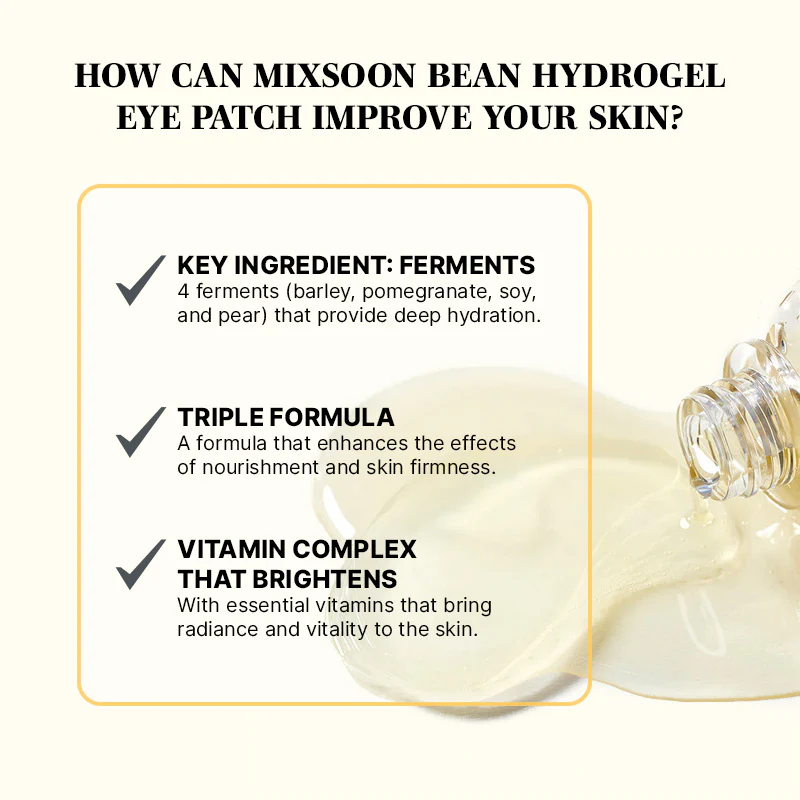 mixsoon Bean Hydrogel Eye Patch - 1.4g*60ea - Image 5