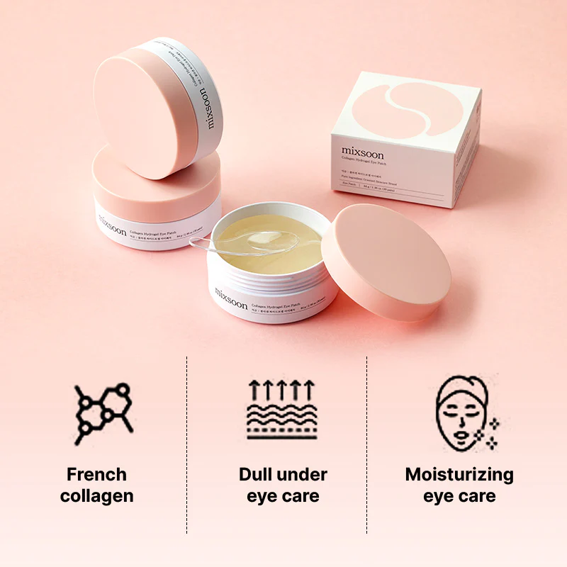 mixsoon Collagen Hydrogel Eye Patch - 1.4g*60ea - Image 3