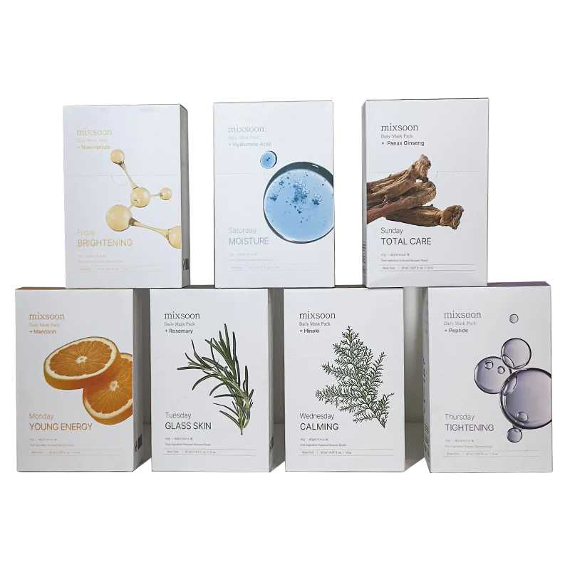 mixsoon Daily Mask Pack – 7 Days, 7 Solutions