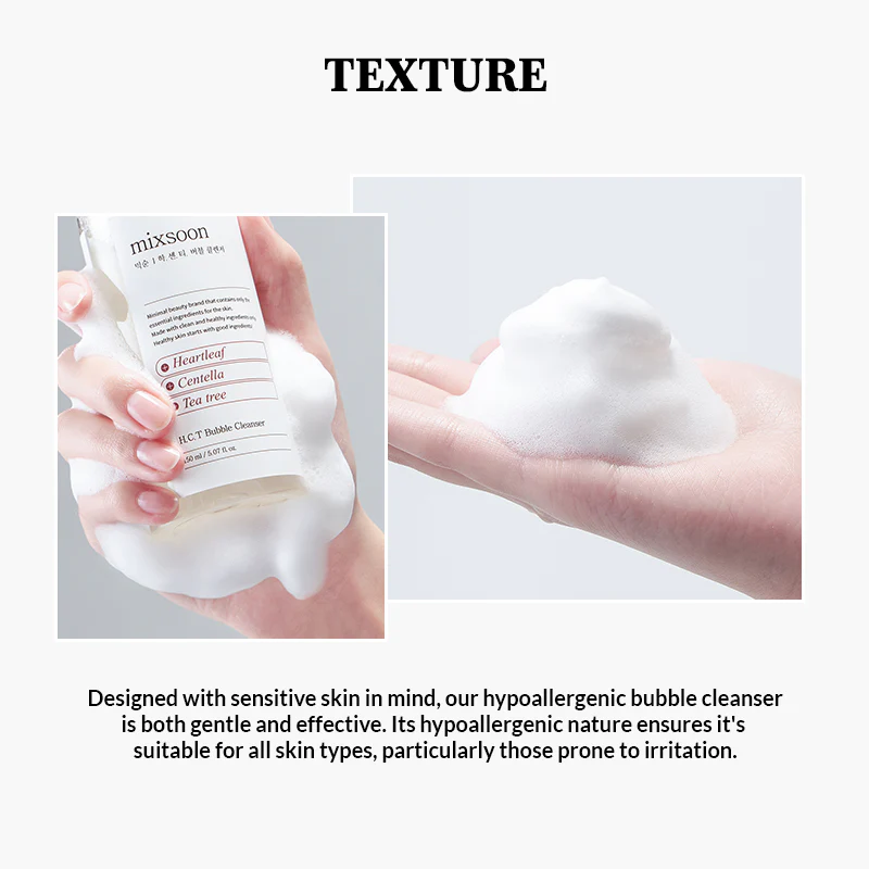 mixsoon H.C.T. Bubble Cleanser - 150ml - Image 3