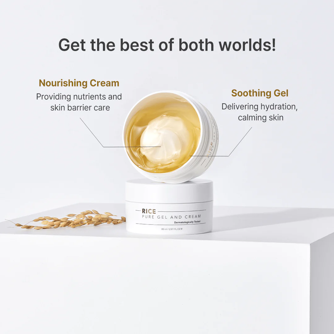 Thank You Farmer Rice Pure Gel and Cream - 80ml - Image 3