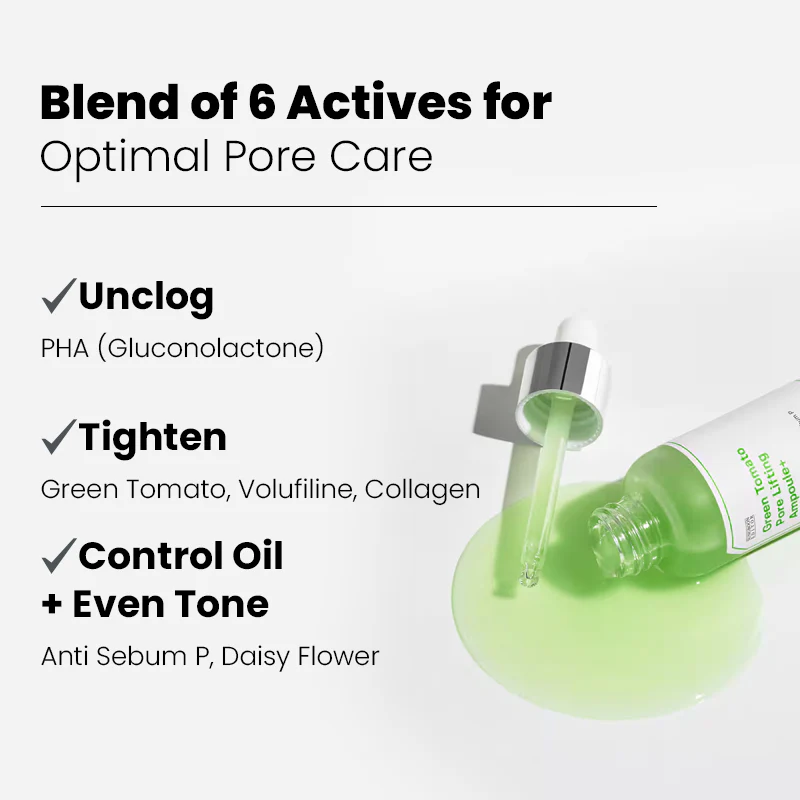 Sungboon Editor Green Tomato Pore Lifting Ampoule+ (75ml) - Image 4