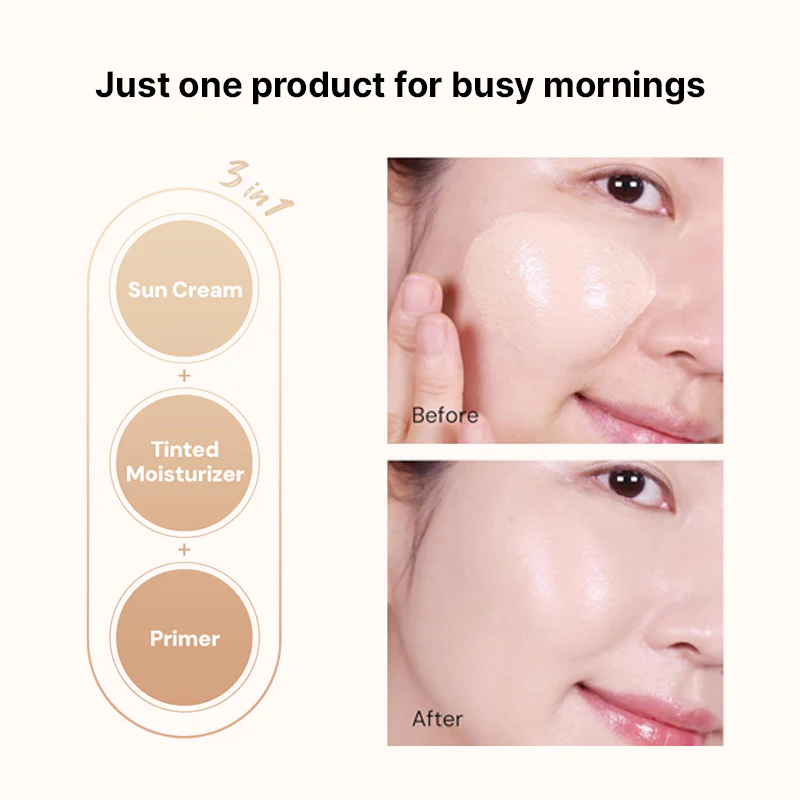 Thank You Farmer Be Beautiful Skin Tint Tan SPF50+ PA++++ - 50ml - Image 5