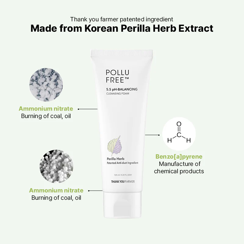 Thank You Farmer Pollufree™ 5.5 pH-Balancing Cleansing Foam - 120ml - Image 3