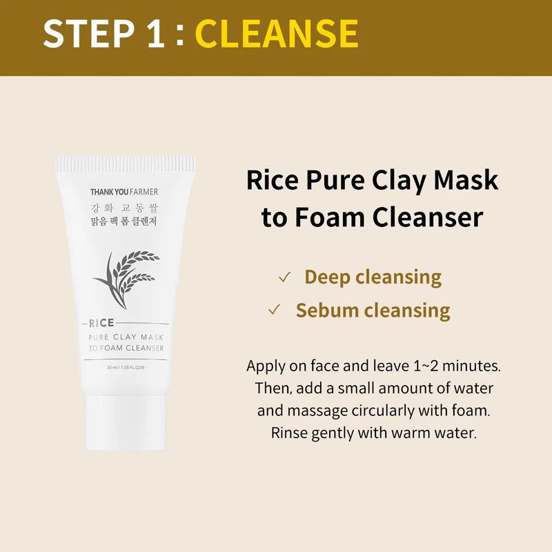 Thank You Farmer Rice Pure Glow Travel Kit - 70ml - Image 5